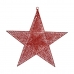 Коледна Украса Червен Звезда Метал (50 x 51,5 x 0,5 cm)