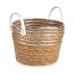 Decorative basket Natural Silver 26 x 26,5 x 26 cm