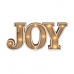 Dekoratív Figura Joy Fény 3,7 x 11,5 x 26 cm Természetes Fa