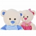 Αρκουδάκι DKD Home Decor Μπεζ Μπλε Ροζ Παιδικά Αρκούδα 25 x 25 x 50 cm (x2)