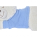Плюшевый медвежонок DKD Home Decor 70 x 30 x 30 cm Синий Розовый Белый Детский (2 штук)