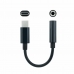 USB C til Jack 3.5 mm-Adapter NANOCABLE 10.24.1205 Svart