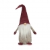 Decorative Figure Gnome Grey Maroon White Wood Sand 14 x 48 x 17,5 cm