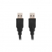 USB Cable Lanberg CA-USBA-30CU-0018-BK Черен 1,8 m