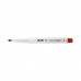 felt-tip pens Milan Whiteboard 12 Units Red PVC