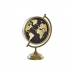 Настольные часы DKD Home Decor 22 x 12 x 31 cm Стеклянный Позолоченный Металл Vintage Карта Мира