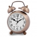 Relógio-despertador analógico Timemark Bronze (9 x 13,5 x 5,5 cm)