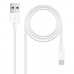 Lightning Cable NANOCABLE 10.10.0402 (1 m) White