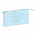 Tredobbelt bæretaske Mickey Mouse Clubhouse Baby Lyseblå (22 x 12 x 3 cm)