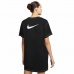 Šaty Nike Swoosh Černý