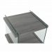 Noční stolek DKD Home Decor Sklo MDF Tvrzené sklo (50 x 50 x 49 cm)