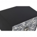 Ночной столик DKD Home Decor Чёрный Серый Кость Смола Деревянный MDF (50 x 35 x 51 cm)