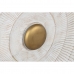 Öökapp DKD Home Decor Valge Must Kuldne Metall Mangopuit 50 x 40 x 50 cm