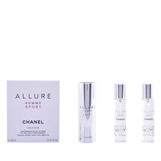 Men's Perfume Allure Homme Sport Cologne Chanel 3145891233001 EDC (3 pcs)  20 ml