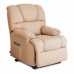 Avslappningsstol med massage och liftfunktion Astan Hogar Ljusbrun Syntetiskt läder