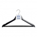 Apģērbu pakaramo komplekts DKD Home Decor Melns Koks Metāls Plastmasa 3 Daudzums 45 x 1,3 x 22 cm (3 pcs)