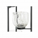 Kerzenschale DKD Home Decor Kristall Schwarz Durchsichtig 18 x 18 x 76 cm Eisen