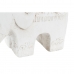 Διακοσμητική Φιγούρα DKD Home Decor Λευκό Ελέφαντας Ανατολικó 44 x 22 x 40 cm