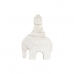 Decorative Figure DKD Home Decor Aged finish Elephant White Oriental Magnesium (40 x 23 x 56 cm)