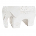 Prydnadsfigur DKD Home Decor Antikbehandlad Elefant Vit Orientalisk Magnesium (40 x 23 x 56 cm)