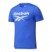 Heren-T-Shirt met Korte Mouwen Reebok Workout Ready Supremium Blauw
