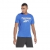 Men’s Short Sleeve T-Shirt Reebok Workout Ready Supremium Blue