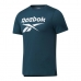 Kortærmet T-shirt til Mænd Reebok Workout Ready Supremium Cyan