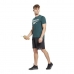 Мъжка тениска с къс ръкав Reebok Workout Ready Supremium Синьо-зелен