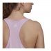 Tričko bez rukávů pro ženy Adidas Essentials Logo Levandule