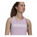 Tričko bez rukávů pro ženy Adidas Essentials Logo Levandule