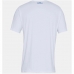 Kortarmet T-skjorte til Menn Under Armour Fleece Big Logo Hvit