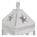 Lanterna DKD Home Decor Cristallo Bianco Pino (21 x 21 x 51 cm)