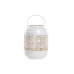Lanterne DKD Home Decor Λευκό Πορτοκαλί Χρυσό Αλουμίνιο Πλαστική ύλη 15 x 15 x 20 cm