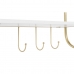 Wall mounted coat hanger DKD Home Decor Metal MDF Glam (50 x 15 x 43 cm)