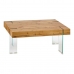 Centre Table Glass MDF Wood 60 x 42 x 120 cm