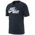 Heren-T-Shirt met Korte Mouwen Nike AR5006 451 Marineblauw