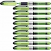 Fluoreszkáló marker Stabilo Navigator Zöld 10 Darabok (1 egység)