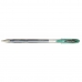 Pen med flydende blæk Uni-Ball Rollerball Signo Basicos UM-120 Grøn 0,5 mm (12 Dele)