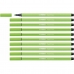 Filzstifte Stabilo Pen 68 Fluoreszierend grün (10 Stücke)
