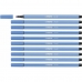Fixy Stabilo Pen 68 Tmavě modrá (10 Kusy)