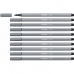 Плумастер Stabilo Pen 68 Тъмно сив (10 Части)