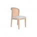 ēdamistabas krēsls DKD Home Decor Egle Poliesters Gaiši pelēks (46 x 61 x 86 cm)