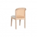 ēdamistabas krēsls DKD Home Decor Egle Poliesters Gaiši pelēks (46 x 61 x 86 cm)