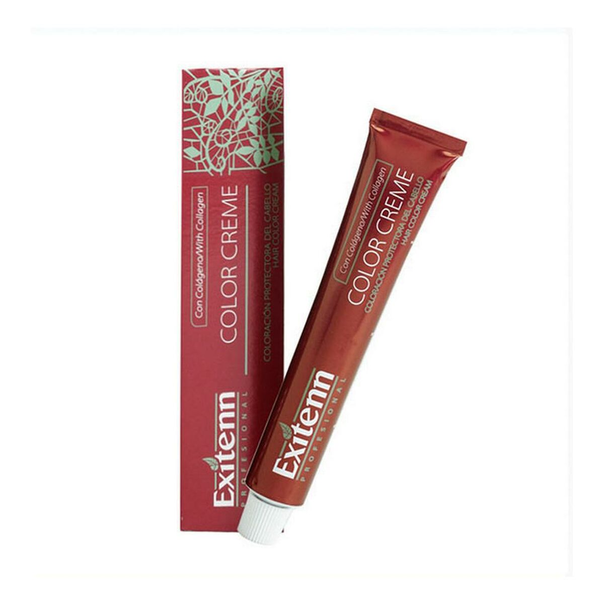 Permanent Hårfarge Color Creme Exitenn Nº 666 Red Ruby (60 ml)