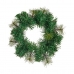 Bożonarodzeniowa korona Kolor Zielony Plastikowy 24 x 11 x 24 cm