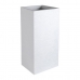 Vaso EDA Graphit Branco Plástico Quadrado 39,5 x 39,5 x 80 cm