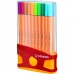 Set of Felt Tip Pens Stabilo Point 88 Multicolour