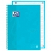 Caderno Oxford European Book School Azul Pastel A4 5 Peças
