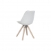 Обеденный стул DKD Home Decor полиэстер Светло-серый Дуб (48 x 44 x 84 cm)