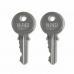 Kulccsal záródó lakat IFAM INOX 50 Rozsdamentes acél normál (5 cm)